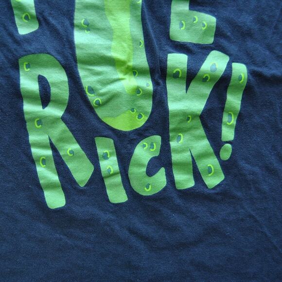 Pickle Rick Rick, Rick & Morty Small Black Adult Swim Shirt - Picture 4 of 6